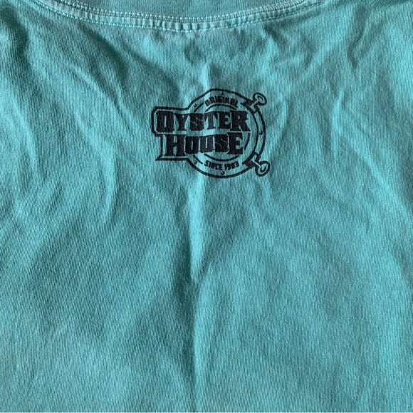 Gulf Shores (oyster house) Turquoise Shirt (Large) - Picture 5 of 7